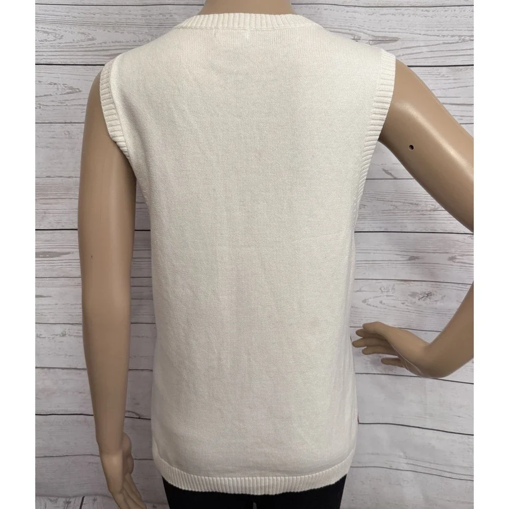 IZOD Sweater Vest Argyle Classic 100% Cotton Golf Preppy - Picture 9 of 12